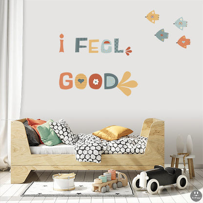 Vinilo infantil I feel good