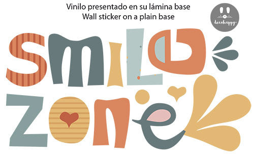 Vinilo infantil smile zone