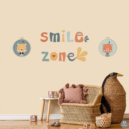Vinilo infantil smile zone